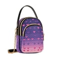 thumbnail image 7 of FORMRS Crossbody Bag for Women Quilted Travel Shoulder Cell Phone Purse with Chain Strap Handbag, Gradient Love, 7 of 7