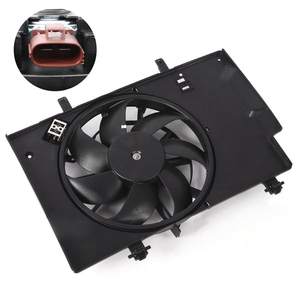 Ventilador de refrigeración del radiador cubierta del ventilador ventilador de refrigeración eléctrico universal ventilador de refrigeración del condensador para coche para ANGGREK Otros
