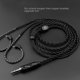 thumbnail image 1 of Cable para auriculares de 0,75 0,78, especificación, cable de doble hebra, cable de alta fidelidad con bobinado para auriculares enchufables, cable de alta gama, 1 of 5