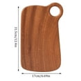 thumbnail image 2 of Solid Teak Wood Cutting Board for Meat, Bread & Pizza, Large Kitchen Chopping Block,All-Purpose Serving Board, 2 of 5