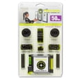 thumbnail image 1 of Kit de precisión para colgar cuadros El kit de 12 cuadros con cinta métrica niveladora cuelga hasta 12 marcos para usar con alambre de dientes de sierra con anilla en D y marcos con forma de ojo de ce, 1 of 5
