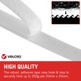 thumbnail image 2 of VELCRO Brand Stick On Tape - 20mm x 2.5m, White, 2 of 5