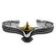 thumbnail image 1 of EeaseMX Pulseras de puño abierto para hombre, moda, brazaletes sencillos, regalo para mujer, joyería, 1 of 8