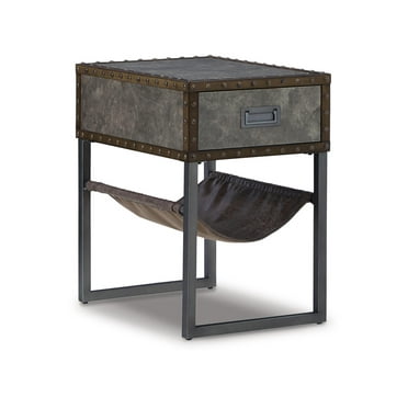 Signature Design by Ashley Casual Derrylin Chairside End Table  Brown