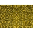 thumbnail image 1 of Ahgly Company Indoor Rectangle Abstract Yellow Modern Area Rugs, 4' x 6', 1 of 4