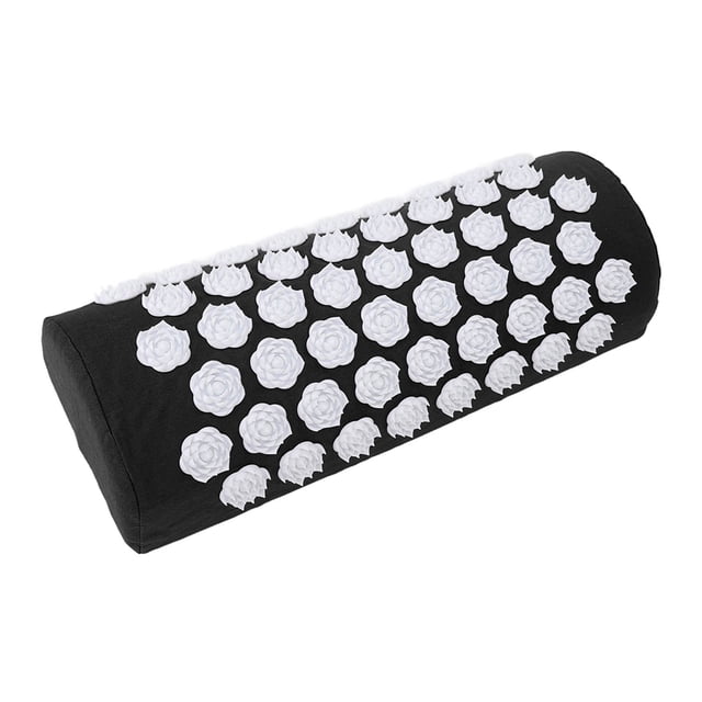 Coussins de Détente Musculaire, Oreiller de Massage du Dos d'Acupuncture à Résilience Résistant à l'Humidité pour Femmes pour Intérieur Noir