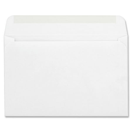 - Columbian, QUACO298, Greeting Card Gum Seal Envelopes, 100 / Box, White