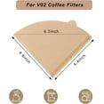 thumbnail image 5 of EcoNesxp 200pcs cone coffee filter coffee filter disposable sheets unbleached 02 cone coffee filter, 5 of 5