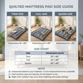 thumbnail image 3 of Cozy Harbor  3 Inch  Full  Futon Floor Mattress  Memory Foam Futon, Foldable & Breathable, 3 of 8