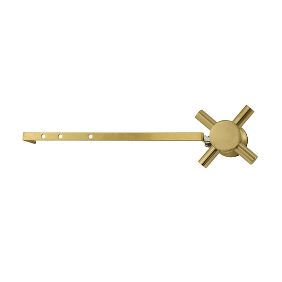 Kingston Brass KTDXD7 Concord Universal Front or Side Mount Toilet Tank Lever in Brushed Brass