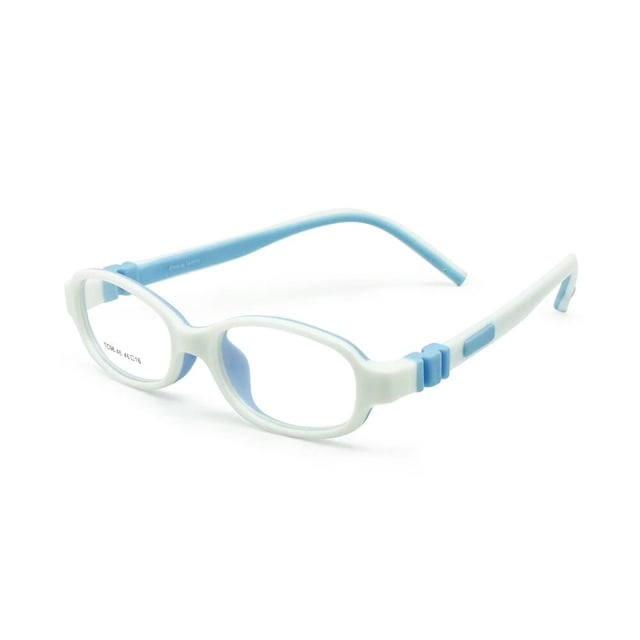 Children Optical Eyeglasses Frame Bendable Kids Glasses Frame TR90 Safe Flexible Size 46/16 For age 4-6Yrs