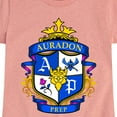 thumbnail image 3 of Descendants - Auradon Prep Crest - Toddler And Youth Girls Short Sleeve Graphic T-Shirt, 3 of 5