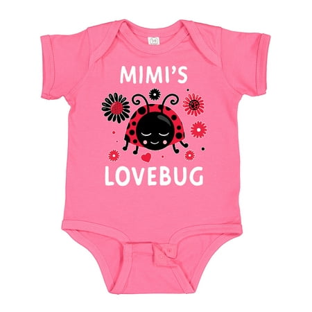 

Inktastic Valentine s Day Mimi s Lovebug Boys or Girls Baby Bodysuit