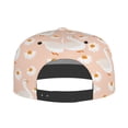 thumbnail image 4 of Gaeub Geese and Flower Flat Bill Snapback Hats Baseball Caps with Adjustable for Running Workouts and Outdoor Activities, 4 of 9