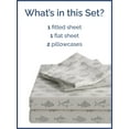 thumbnail image 3 of CGK Linens 4-Piece Cute & Cozy Kids Sheet Set - Queen Size Kids Bedding With Vibrant Designs For Boys, Girls, Teens, Toddler, Gray Fish, 3 of 7