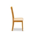 thumbnail image 5 of Set of 2 Chairs ANC-OAK-C Antique Dining Chair Cushion Seat with Oak Finish, 5 of 9