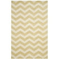 thumbnail image 5 of SAFAVIEH Chatham Jake Geometric Wool Area Rug, Light Gold/Ivory, 5' x 5' Square, 5 of 10