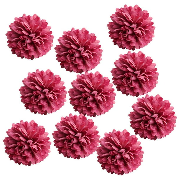 Flores de seda artificial Sunnimix Peonía Ramo decoración de boda 10 Cabezas de flores artificiales