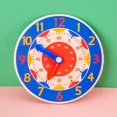 thumbnail image 2 of Primary School Clock Model, Children's Clock Math Teaching Aids, First Grade Students Cognitive Time Hour ToySapphireNosize Gao Jinjia unisex, 2 of 2