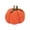 Orange, variant on 7.87in Faux Fall Harvest Crochet Pumpkins - Small Knit Rustic Farmhouse Foam Decor for Thanksgiving Halloween Autumn Mantel Table