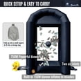 thumbnail image 3 of Inflatable Cash Cube Booth, 8.2x5.2 x 5.2 ft Inflatable Money Grab Machine for Business Advertising Event Promotion(Black), 3 of 10