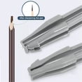 thumbnail image 6 of Gray Eyebrow Pencil Sharpener, 1 Piece - Embroidery Wooden Eyebrow Pencil Sharpener Eyebrow Pencil Sharpener Special Artifact Novice Eyebrow Pencil Tool Auxiliary Device, Easter Mo Makeup Organizers, 6 of 9