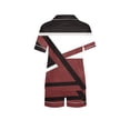 thumbnail image 5 of Qiopertar Grandes Économies de Vacances! Blouse Décontractée pour Enfants à Col Rabattu Manches Courtes Mode Short Pyjama en Solde Offres d'Accès Anticipé, 5 of 5