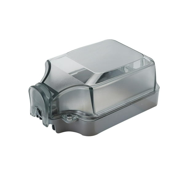 Protector de Cubierta de Interruptor Sunnimix Caja de Zócalo IP66 para Piscinas Interiores Gris Transparente