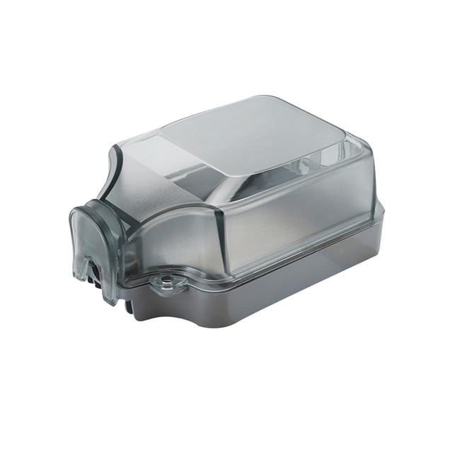 Protector de Cubierta de Interruptor Sunnimix Caja de Zócalo IP66 para Piscinas Interiores Gris Transparente