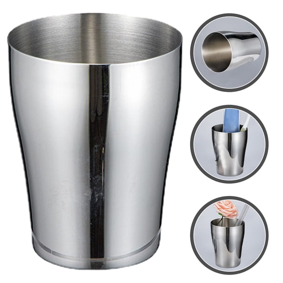 FUTUREORYY Tooth Brushing Holder Stainless Steel Travel Mug for Office 1Pcs