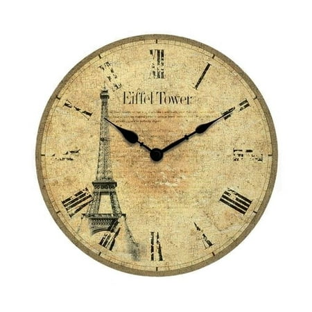 UPC 731742106858 product image for Infinity Instruments 10685 Eiffel Tower Tribute Wall Clock | upcitemdb.com