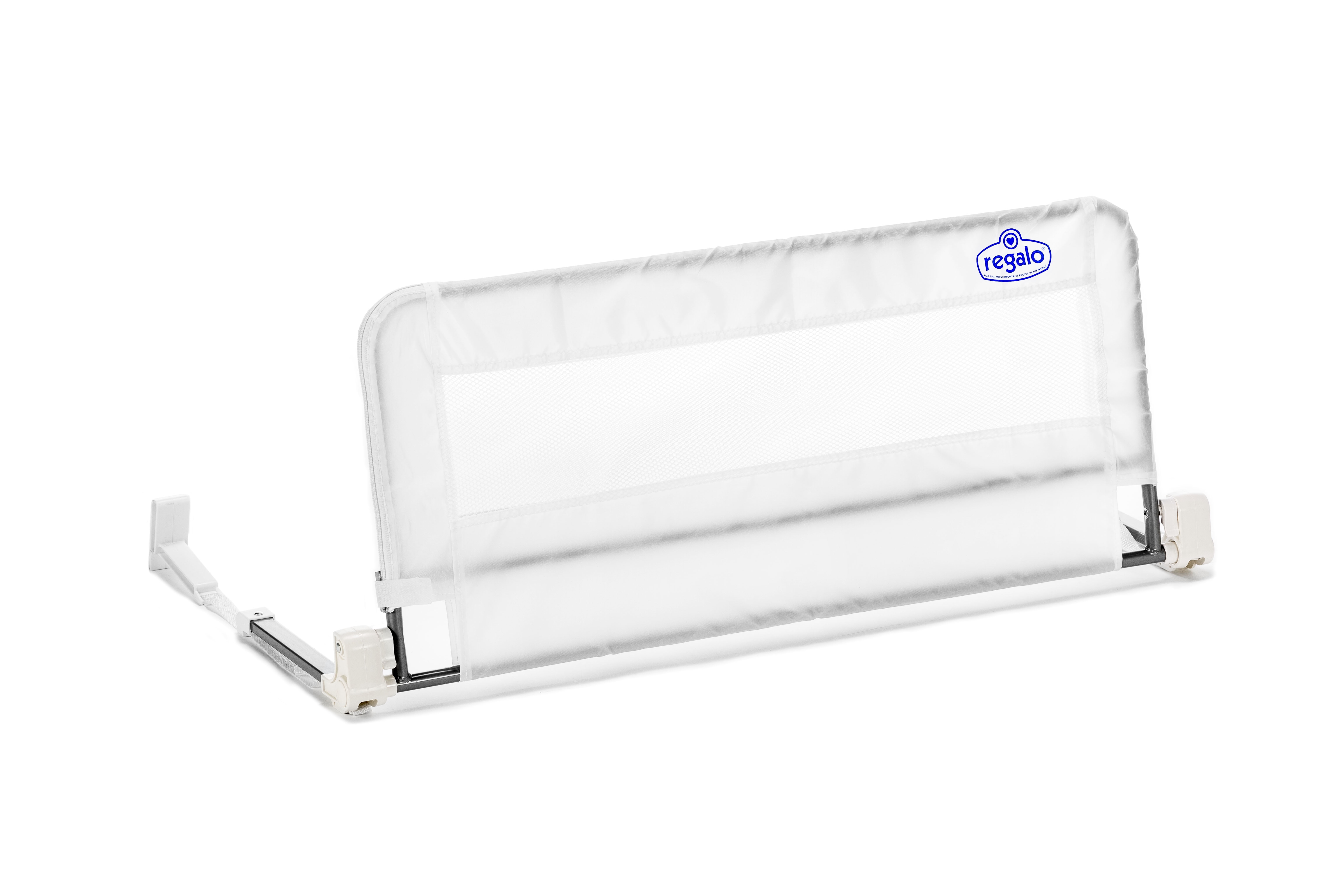 Regalo Swing Down Extra Long Convertible Crib Toddler Bed Rail