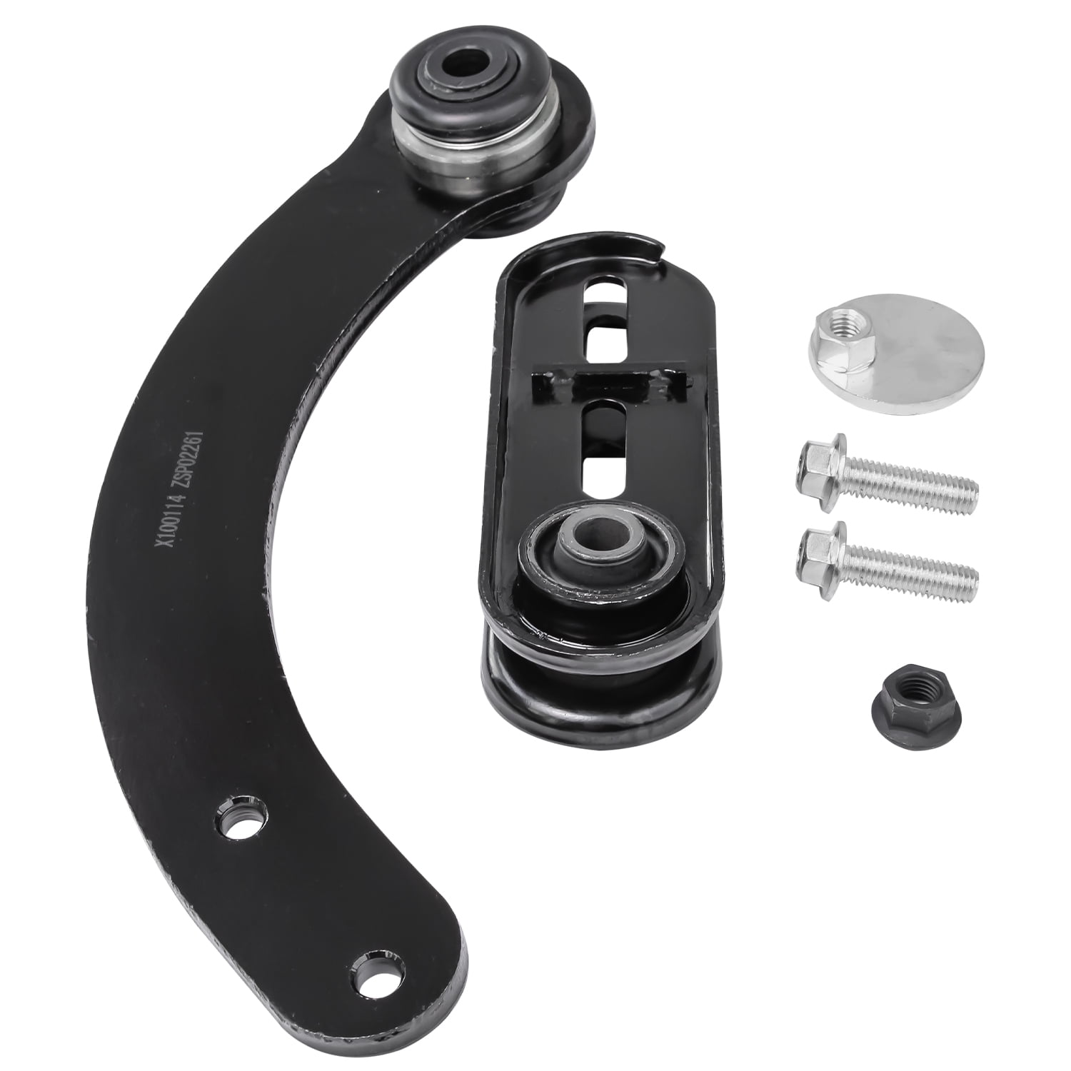 Detroit Axle - Rear 2pc Upper Control Arms for Jeep Compass Patriot Dodge Caliber Mitsubishi Outlander Sport Rvr Lancer, 2 Upper Control Arm Pair Replacement, 2 Degree Camber Plus Or Minus
