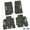 Rugged Woods Camouflage w/ Yellow & White insert, variant on Flextread Floor Mats for 14-18 Jeep Wrangler JKU 4-Door - Mopar Licensed Factory Fit - Pink w/ Get Ducked Insert - 100% Made in USA