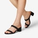 thumbnail image 5 of Sandalia DREAM PAIRS DHS213 Negra Nubuck Tacón Bloque 5.7 cm, 5 of 6