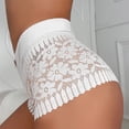 thumbnail image 5 of Lovzfmll Lingerie Seamless Boxer Shorts, Breathable Lace Trim Panties, Comfortable Soft Stretch Underwear for Everyday Wear, 5 of 9