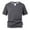 Gray, variant on BiZtdJrK Soft Cotton Tees for Men Short Sleeve Fake 2 Piece T Shirt Heavyweight Solid Work Tee Tops on sale prime Black XXL
