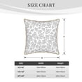 thumbnail image 4 of Susaid Snake Print Velvet Throw Pillow Covers Home Art Deco Pillowcase Square Pillow Case Cushion Cover for Bed Sofa Living Room Car Indoor and Outdoor-20"x20", 4 of 8