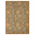 thumbnail image 1 of EORC F6003BL 7.83 x 11.17 ft. Pankaj Blue Wool Florance Area Rug, 1 of 4