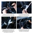 thumbnail image 2 of Candado de volante de coche YWHWLX universal retráctil, 2 of 8