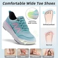 thumbnail image 2 of Women's Orthopedic Wide Walking Shoes: Comfortable Arch Support Orthotic Slip On/Off Sport Running Sneakers, Casual Athletic Shoes, 2 of 9