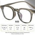 thumbnail image 2 of Blue Light Blocking Glasses Women Men Computer Gaming Square Glasses Protection Anti Eyestrain, 2 of 5