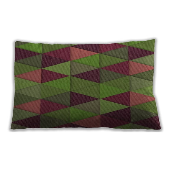 Ahgly Company Outdoor Rectangular Contemporary Lumbar Throw Pillow, 13 inch by 19 inch