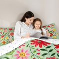 thumbnail image 5 of Feelyou Kawaii Spring Floral Bedding Comforter Set, Rustic Vibrant Flower Twin Comforter Sets, Farmhouse Botanical Plant Reversible Bedding Set, Super Cozy Room Decor, 2pcs, 5 of 8