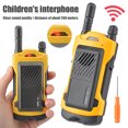 thumbnail image 4 of Walkie-Talkie 2 uds LED Walkie-Talkies de largo alcance Radio bidireccional interfono juguete educativo, 4 of 9