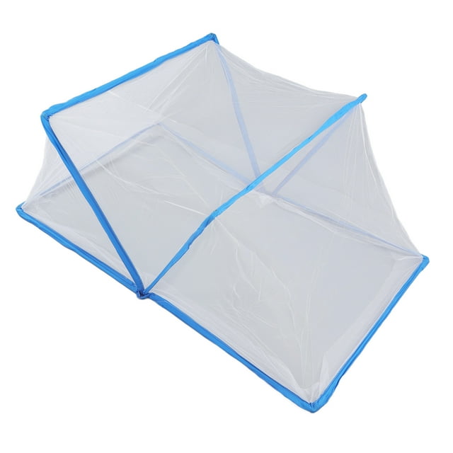 Tente Moustiquaire pour Bébé, Tente Moustiquaire de Chambre Facile à Ranger Portable Transparente pour Voyage Bleu