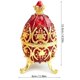 thumbnail image 4 of Pascua Caja De Metal Ornamento Diamante Huevo Ornamento Joyero Exquisito Huevo De Pascua Artesanía De Metal Advancent HA040804-02, 4 of 5