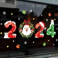thumbnail image 2 of Pegatinas de Feliz Año Nuevo, calcomanías navideñas de Papá Noel para ventana, decoraciones navideñas para el hogar, regalos de Papá Noel, 2024, 2 of 4