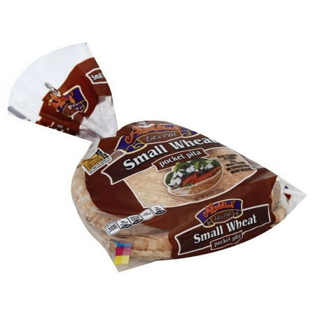 Aladdins Baking Wheat Pocket Pita, 8.3 oz