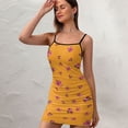 thumbnail image 3 of Ladies Elegant Sling Sleeveless Sexy Dress floral, 3 of 6